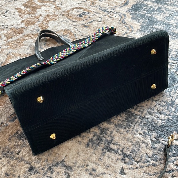 Clare V Simple Tote Black Suede - Picture 9 of 10